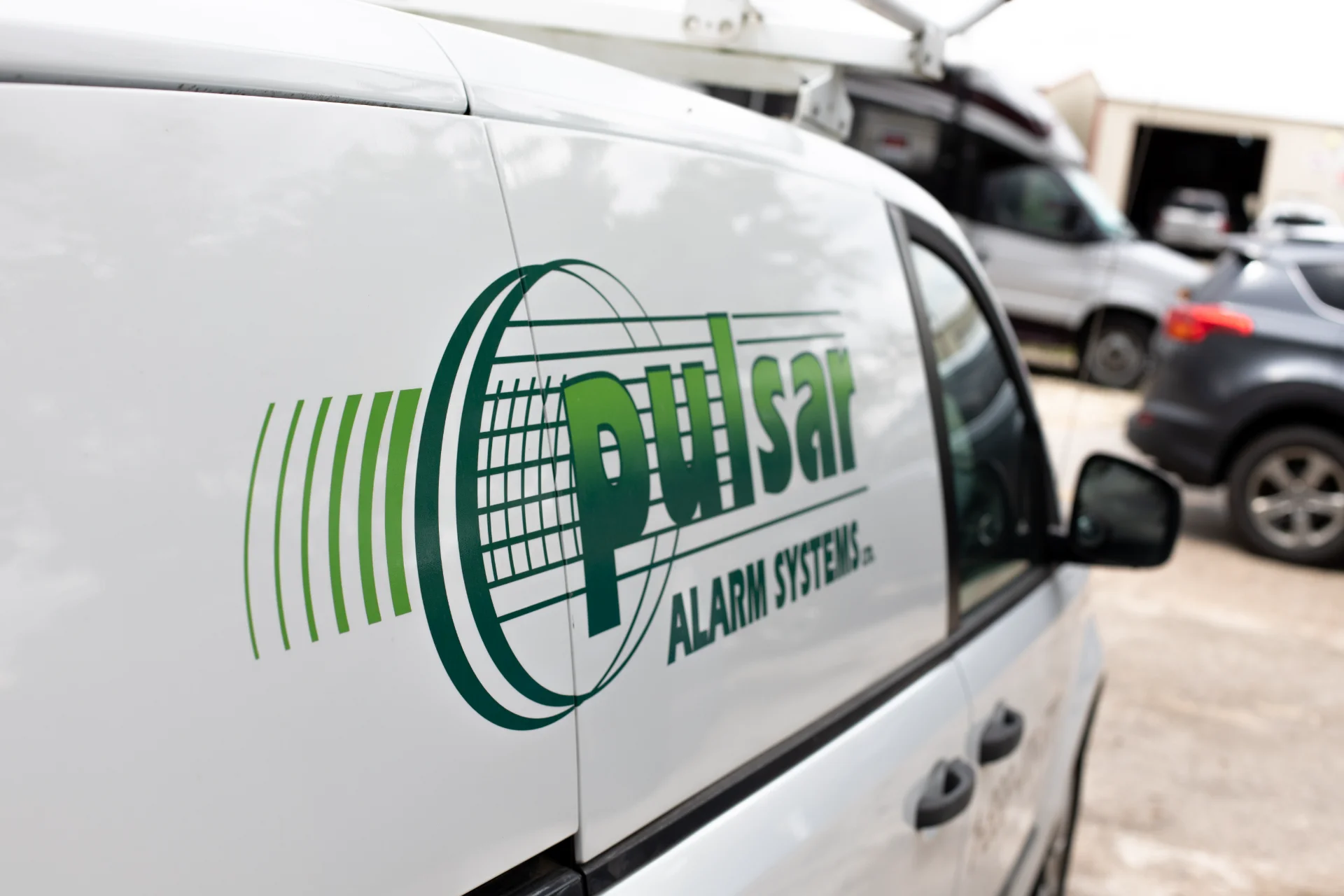Pulsar branded service van ready for professional installation